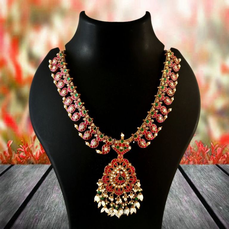trendy-kundan-layered-necklace-stylish-royal-glamour-big-0