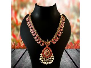 trendy-kundan-layered-necklace-stylish-royal-glamour-small-0