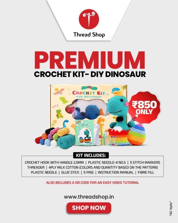 beginner-friendly-crochet-kit-make-adorable-dino-at-home-big-0