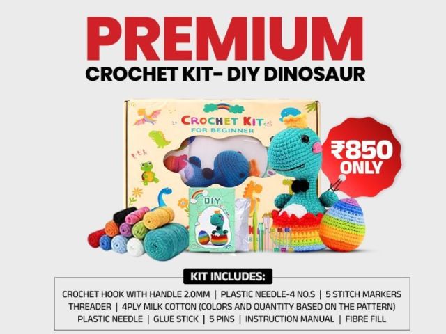 beginner-friendly-crochet-kit-make-adorable-dino-at-home