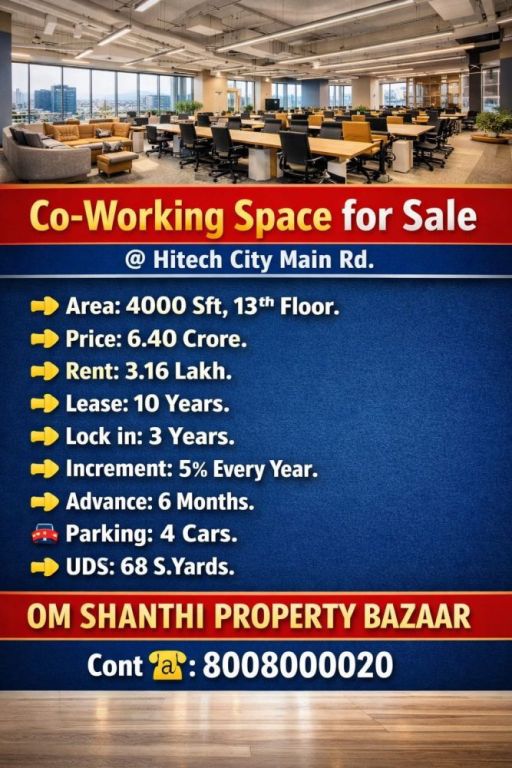 hitechcity-commerical-property-for-sale-tenant-co-working-space-big-0