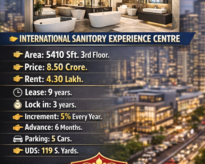 commercial-property-with-internation-sanitory-experience-centre