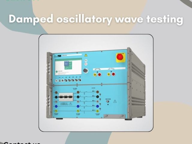 top-damped-oscillatory-wave-testing