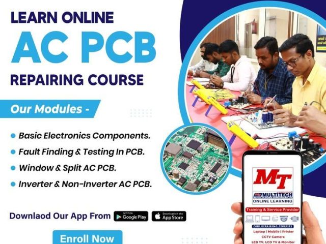 delhi-ac-pcb-repairing-course-multitech-institute