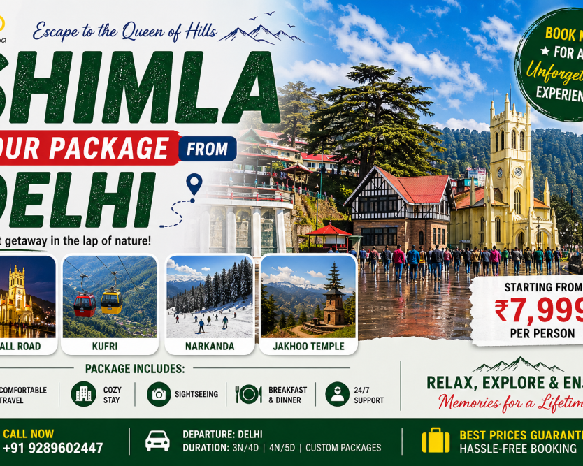 shimla-tour-package-from-delhi-2-days