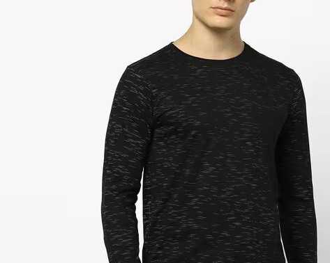 heathered-slim-fit-crew-neck-t-shirt