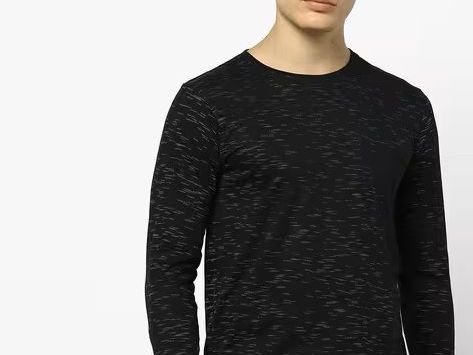 heathered-slim-fit-crew-neck-t-shirt