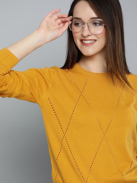 mast-harbour-women-mustard-yellow-self-design-sweater-big-0