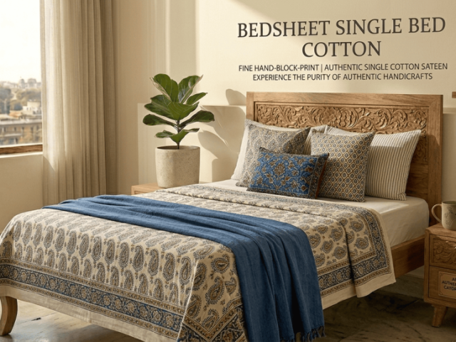bedsheet-single-bed-cotton-with-pillow-cover-100-pure-cotton