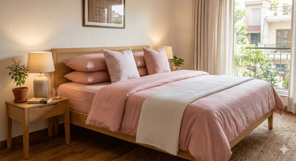 pink-bedsheet-online-india-soft-cotton-elegant-design-big-0