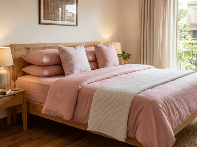 pink-bedsheet-online-india-soft-cotton-elegant-design
