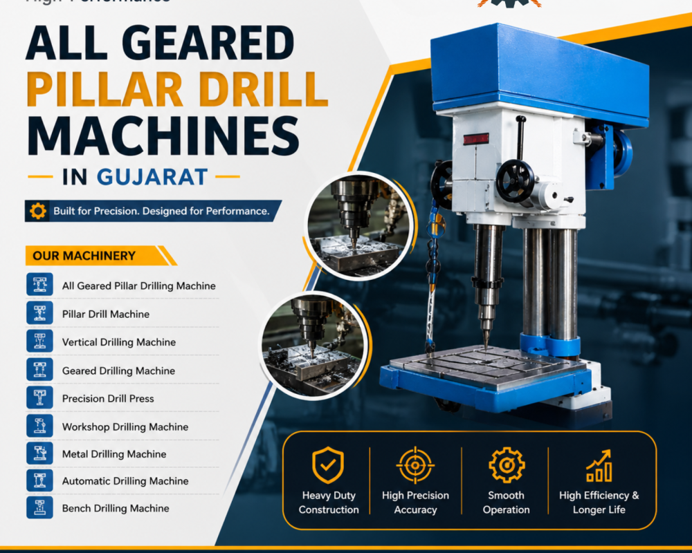 all-geared-pillar-drilling-machine-manufacturer-in-gujarat