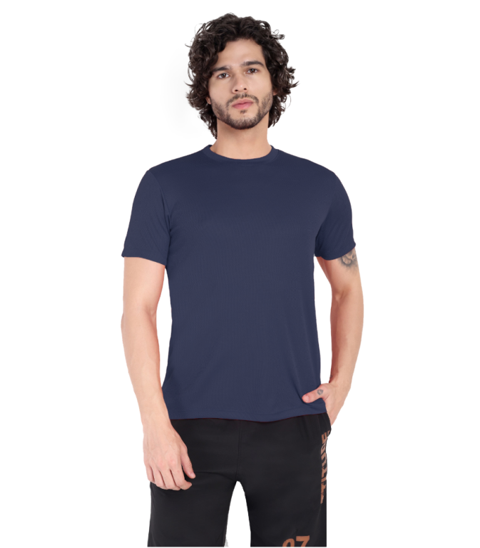 unisex-solid-color-round-neck-t-shirt-premium-polyester-fabric-big-0