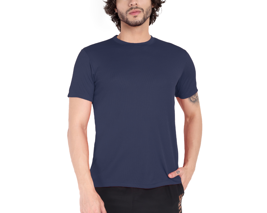 unisex-solid-color-round-neck-t-shirt-premium-polyester-fabric