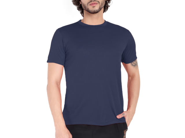 unisex-solid-color-round-neck-t-shirt-premium-polyester-fabric
