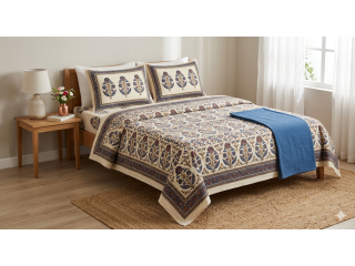 100-cotton-double-bed-sheets-online-india-theindiglobal-small-0
