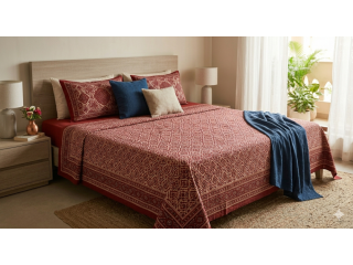 red-cotton-bedsheets-online-india-elegant-bedroom-bedding-small-0