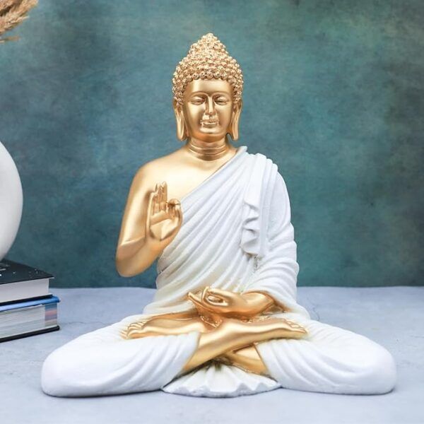 buy-14-inch-white-golden-buddha-idol-online-unipeg-decor-big-3