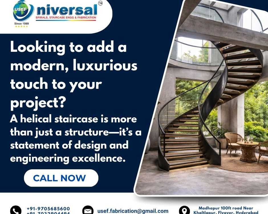 modern-staircase-fabrication-in-hyderabadcustom-steel-staircase