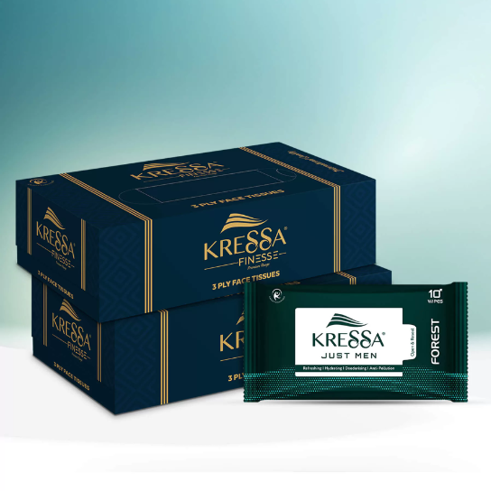 kressa-ultrasoft-3ply-face-tissue-and-men-face-wipes-combo-big-0
