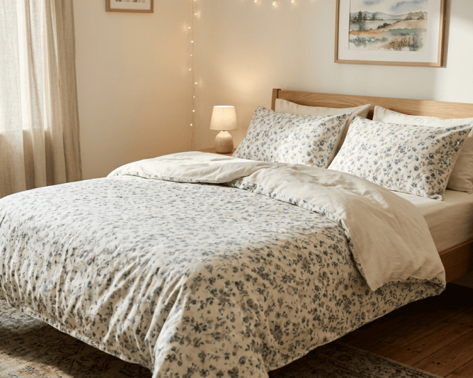 cotton-double-bedsheet-with-2-pillow-covers-245-gsm-pure-cotton
