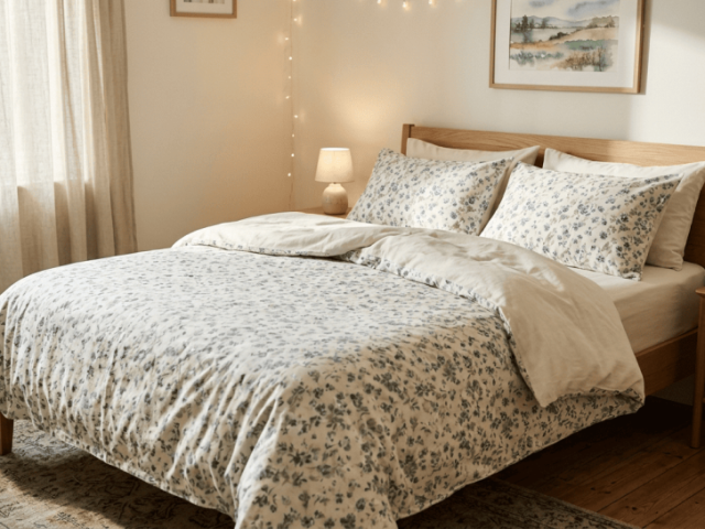 cotton-double-bedsheet-with-2-pillow-covers-245-gsm-pure-cotton