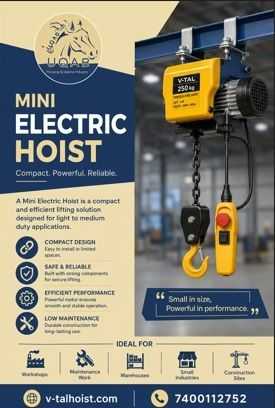 high-performance-mini-electric-hoist-for-easy-lifting-big-0