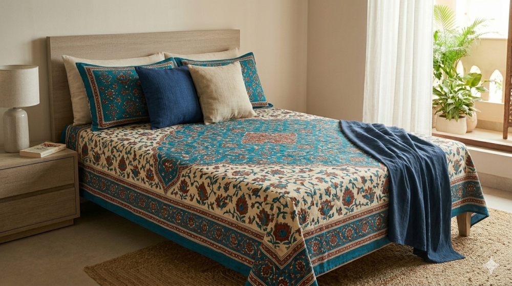 cotton-bedsheet-single-bed-with-pillow-cover-245-gsm-big-0