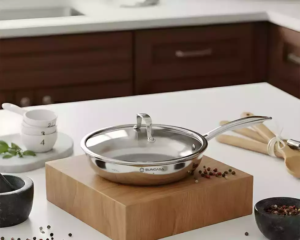 suncasa-triply-stainless-steel-kadai-with-lid-all-sizes