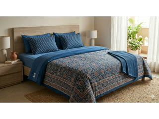 blue-cotton-bedsheets-245-gsm-pure-cotton-handloom-woven-small-0