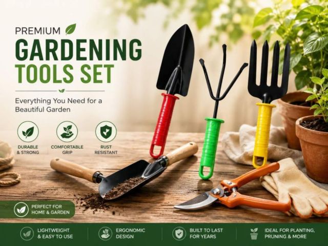 colorful-3pcs-garden-tool-set-with-plastic-handle-makerbazar