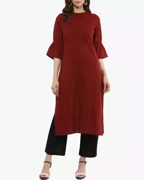 high-neck-kurta-with-bell-sleeves-big-0