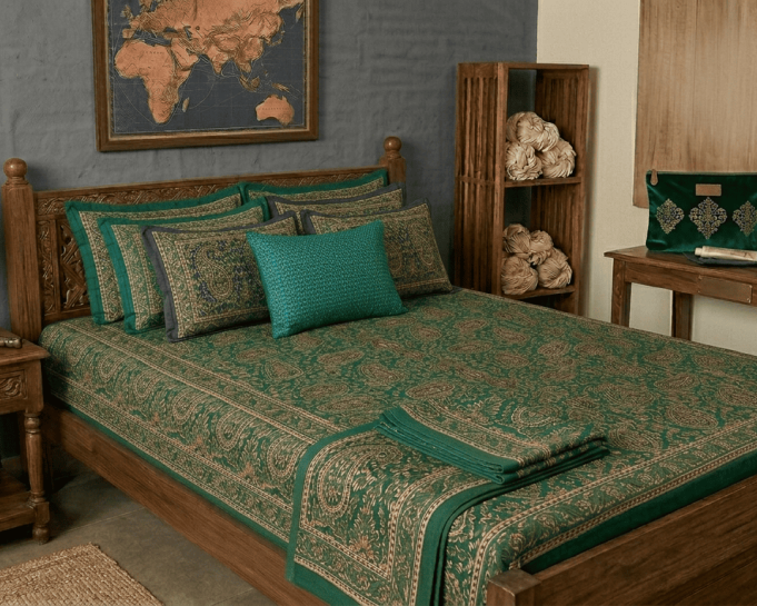 bedsheet-double-bed-with-2-pillow-covers-245-gsm