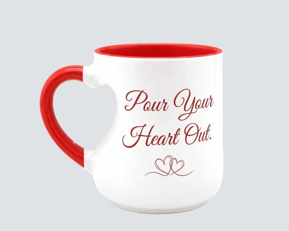 personalized-heart-cut-handle-printed-mugs
