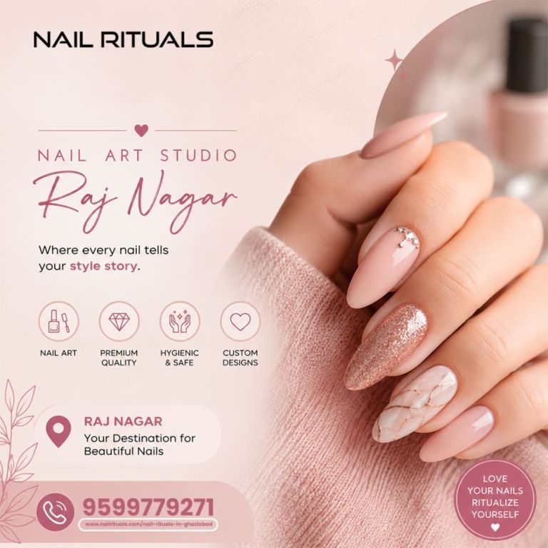 nail-art-studio-raj-nagar-for-trendy-nail-designs-big-0