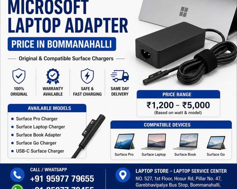 microsoft-laptop-adapter-price-in-bommanahalli