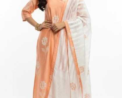 peach-floral-printed-kurta-set-with-dupatta-at-2199