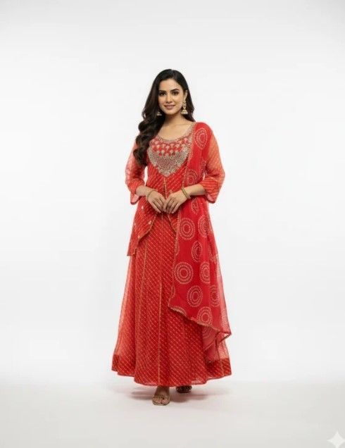 orange-bandhani-anarkali-suit-set-celebration-ready-rs-2299-big-0