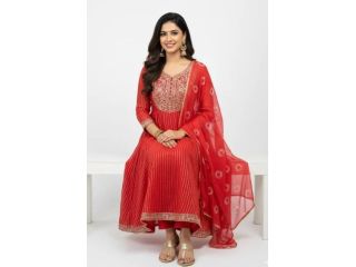 orange-bandhani-anarkali-suit-set-celebration-ready-rs-2299-small-3