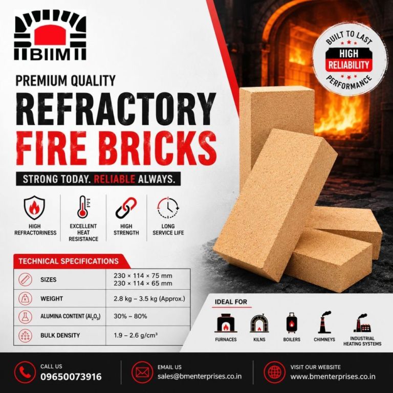 strong-and-durable-refractory-fire-bricks-dealer-in-delhi-big-0
