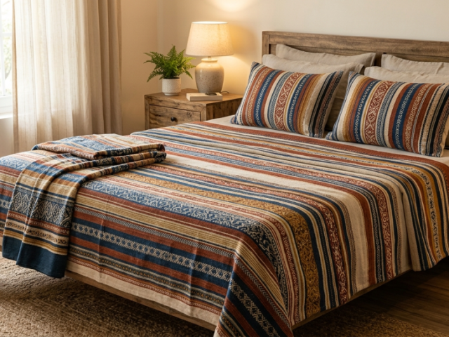 handloom-cotton-bedsheet-245-gsm-pure-cotton-210-tc-single-ply