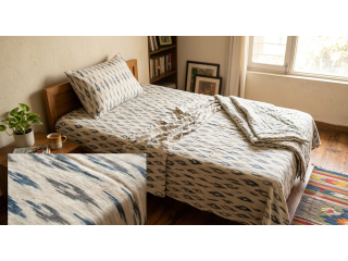 bedsheets-for-double-bed-with-2-pillow-covers-245-gsm-pure-cotton-small-0
