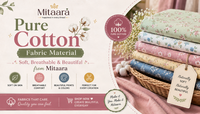 pure-cotton-fabric-material-soft-breathable-beautiful-mitaara-big-0