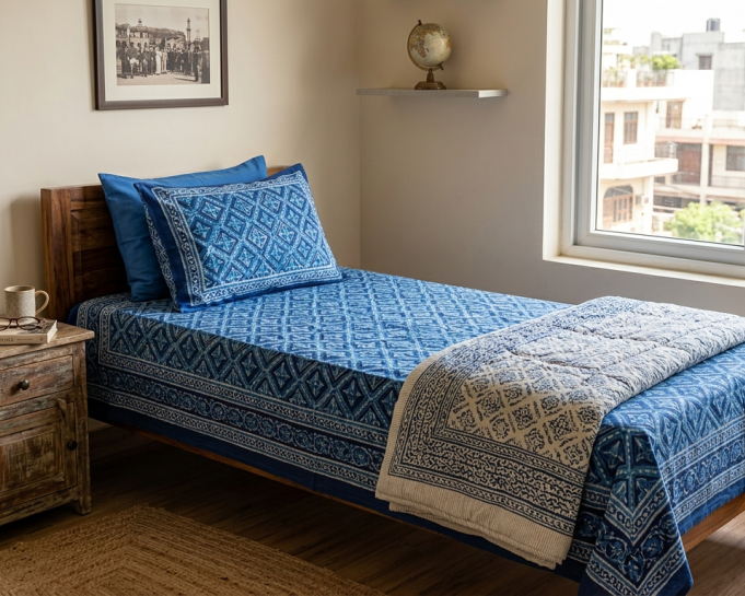 single-bedsheets-soft-durable-stylish-theindiglobal