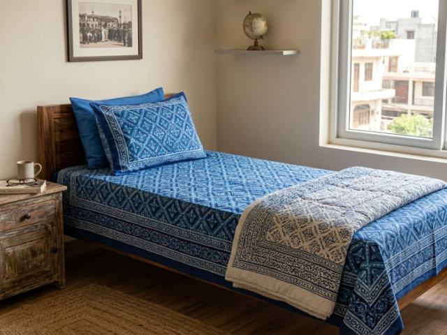 single-bedsheets-soft-durable-stylish-theindiglobal