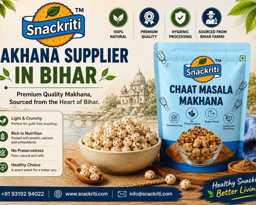 snackriti-trusted-makhana-manufacturer-in-bihar