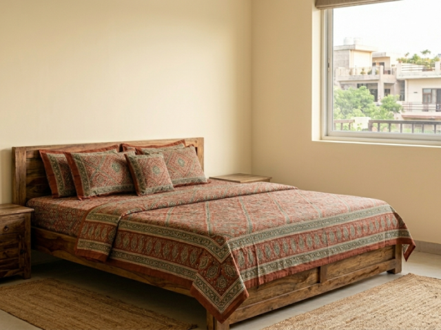 best-super-king-size-bedsheet-pure-cotton-handloom