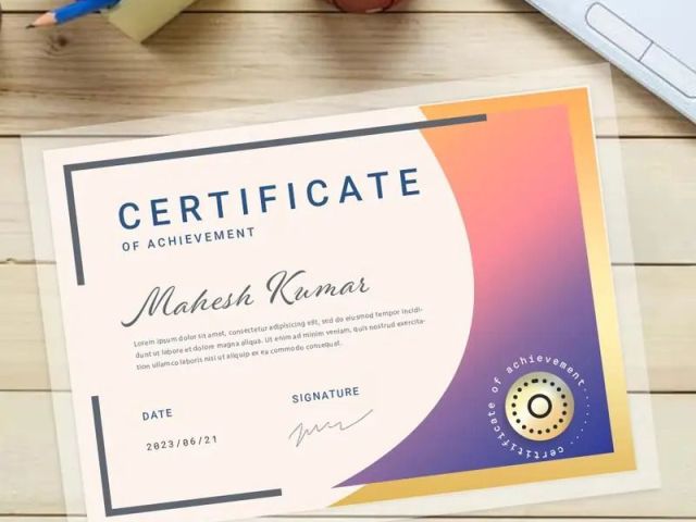 pouch-laminated-certificates