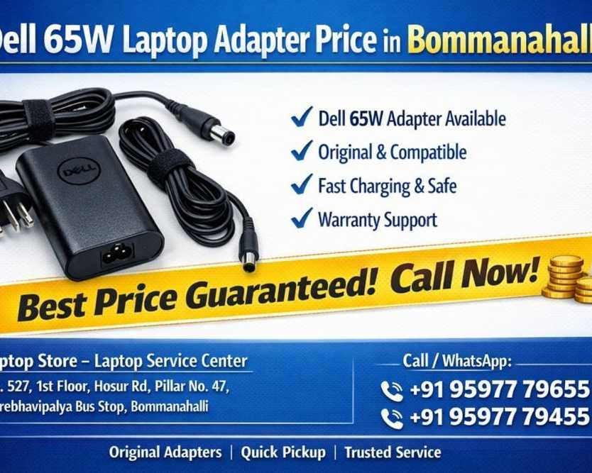 dell-65w-laptop-adapter-price-in-bommanahalli-best-deal