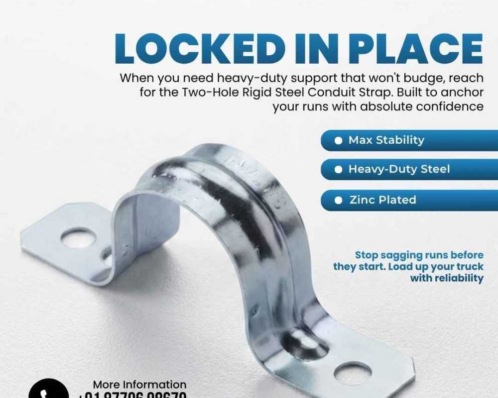 technoflex-two-hole-rigid-steel-conduit-strap